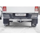 Фаркоп с нержавеющей накладкой для Toyota Hilux 2015-н.в. съемное крепление шара под американский квадрат